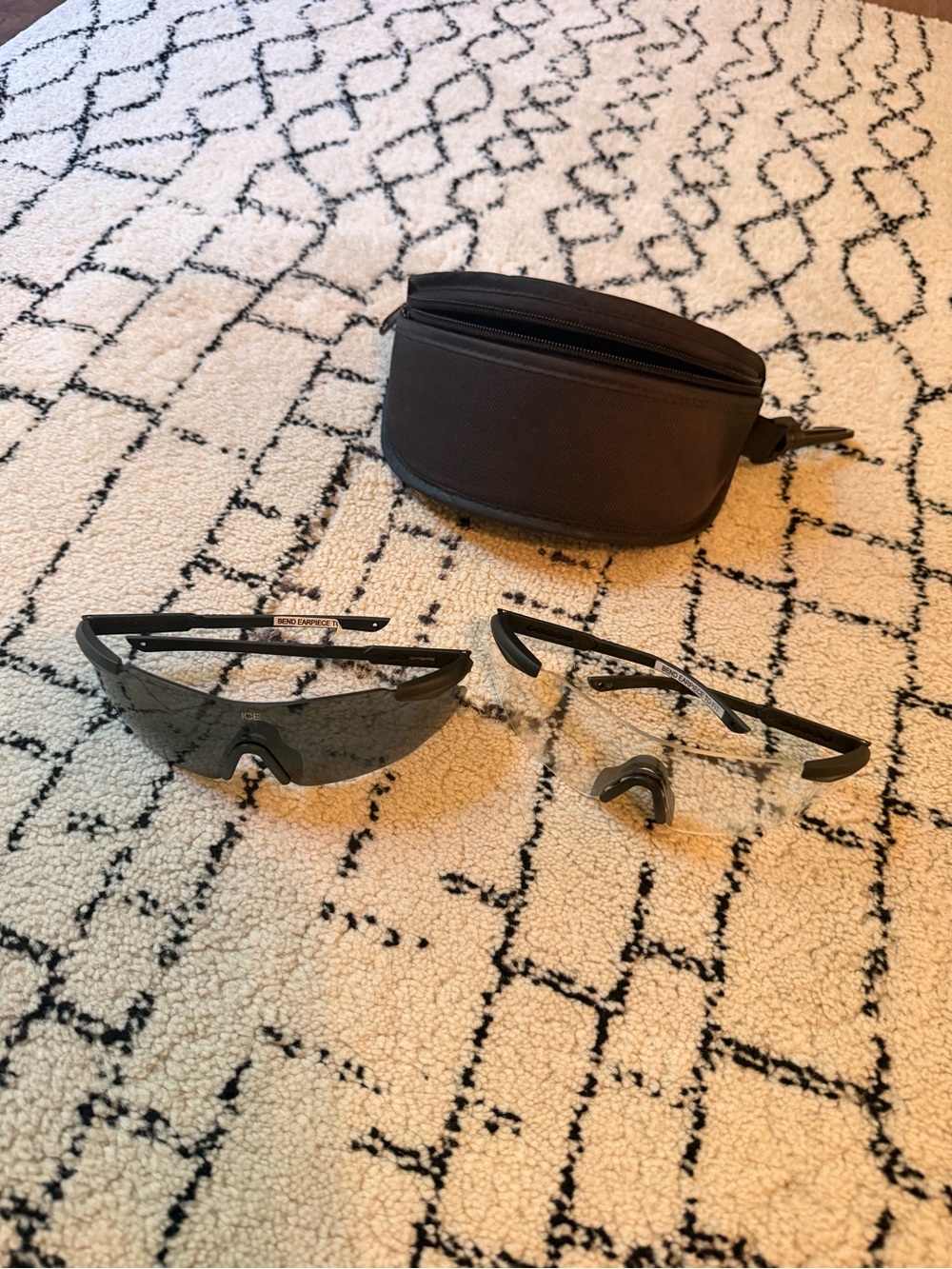 ESS ice pro 2x Sport Sunglasses with Protective Case